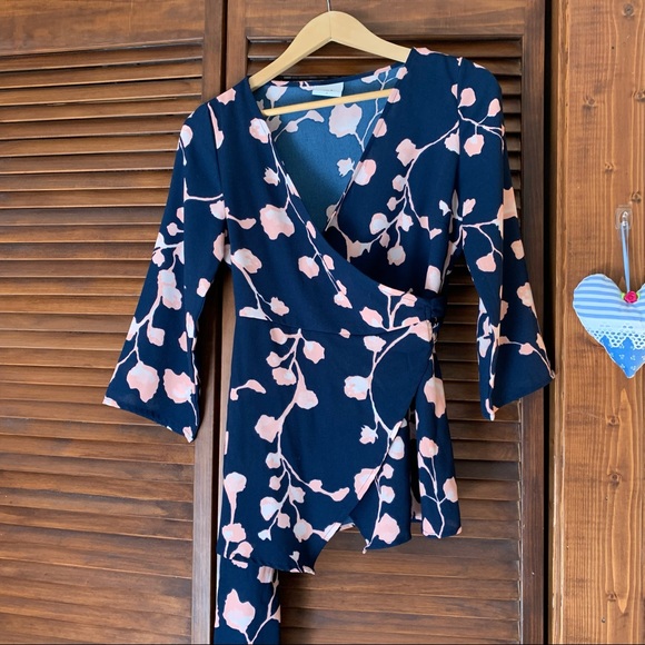 LAST CHANCE MAMALICIOUS MATERNITY wrap blouse S - Picture 2 of 10